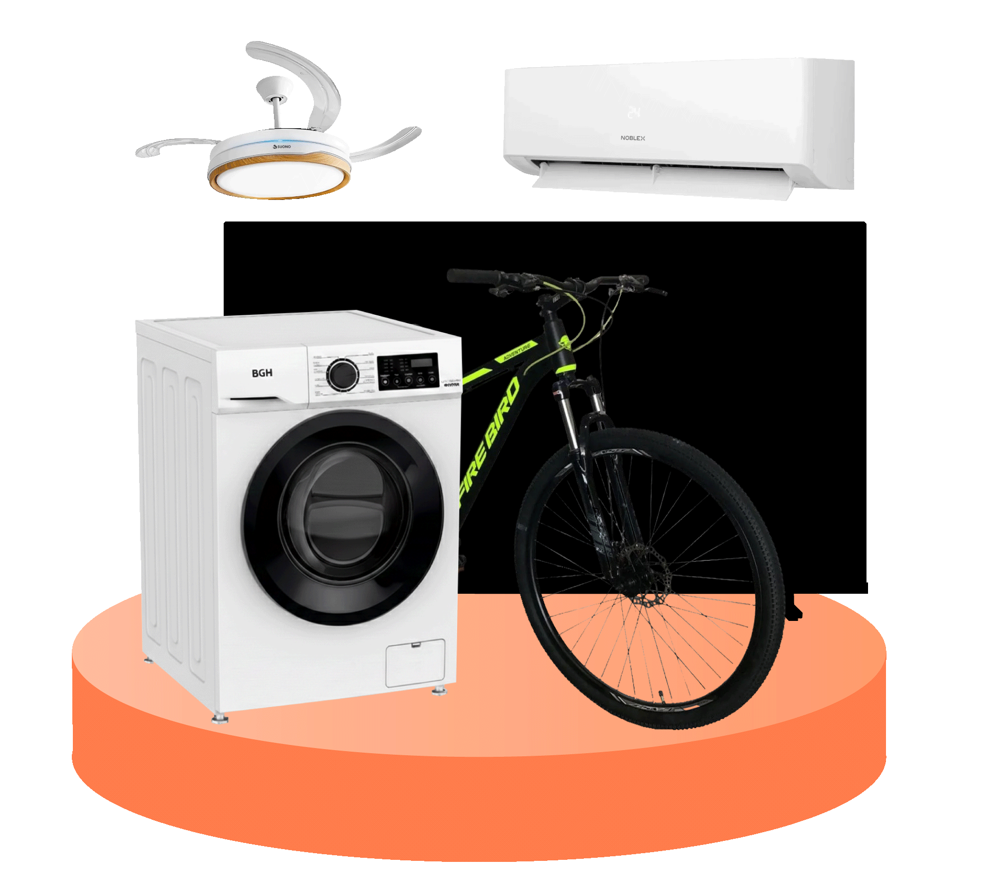 Electrodomésticos en cuotas semanales
