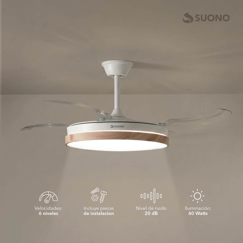 Ventilador de techo Suono — foto 3